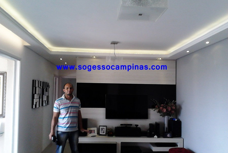 sanca aberta em gesso