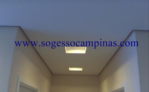 rebaixamento de teto em gesso com tabica