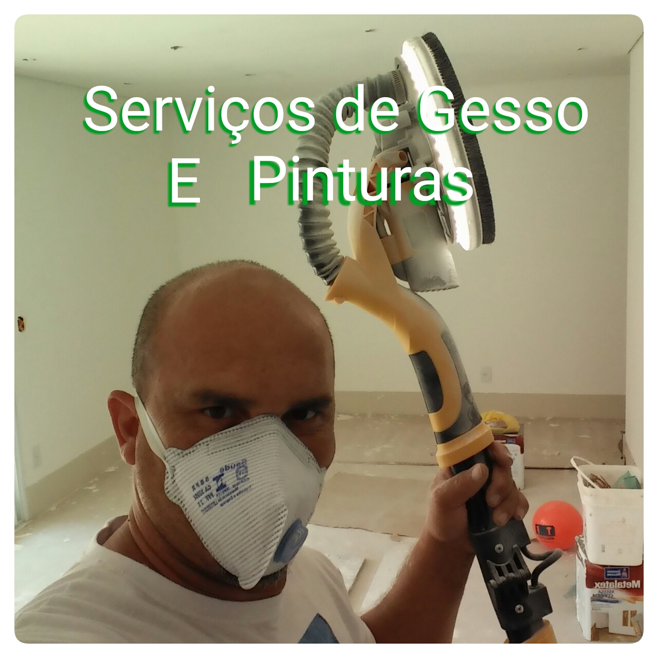 serviço de gesso e pintura